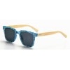 Ultra Thin Newest Design Multi Plastic Frame Nature Bamboo Temples Sunglasses IBW-CN001C