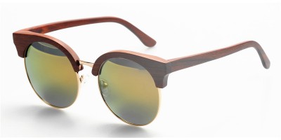 Customized Design Nature Red Sandal Wood Made Polarized Sunglasses IBW-GS005B