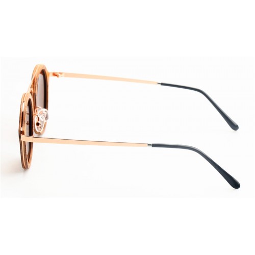 2019 Design Nature Zebra Wood Frame Gold Metal Legs Sunglasses IBW-GS003A