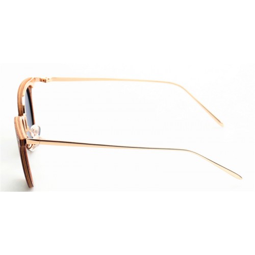 2018 Design Nature Pear Wood Metal Legs Sunglasses IBW-GS002B
