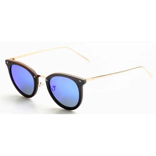 2018 Design Nature Ebony Wood Metal Legs Sunglasses IBW-GS002C