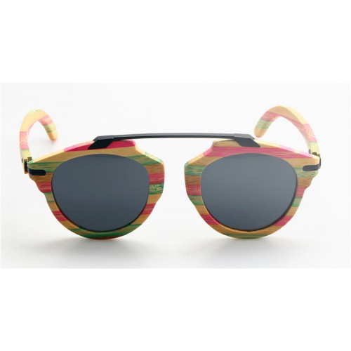 2017 Design Wooden Metal Sunglasses Polarized IBW-GS001A