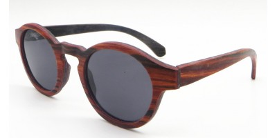 Layers Red Sandal & Ebony Wood Laminated Sunglasses IBW-XB-007D
