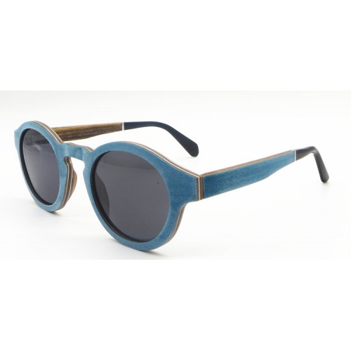 Layers Denim Wood Sunglasses Retro Small Size IBWD-XB-007A