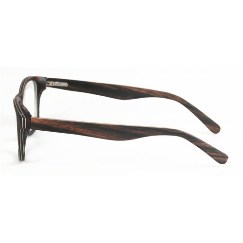 Layers Ebony Laminated With Double Aluminum Optical Glasses IBW-YT002