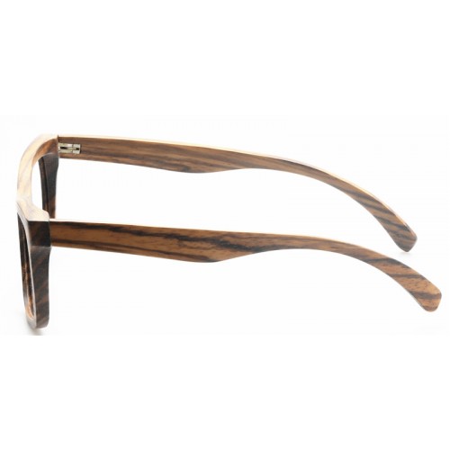 Men Style Nature Zebra Wood Polarized Sunglasses IBW-GS026