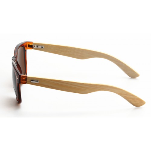 custom CNC plastic frame handmade bamboo temple uv400 sunglasses Ibex  Design Eyecare Group